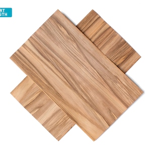 American sweetgum wood veneer sheets, 30x18cm, 2 sheets, grade AA [CS2ARG5X2] / wood veneer leaf / wood veneer sample / marquetry veneer