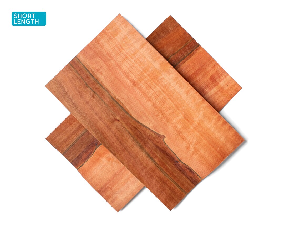 Tineo Wood Veneer Sheets, 30x17cm, 2 Sheets, Grade AA CS4TIN2X2 / Wood