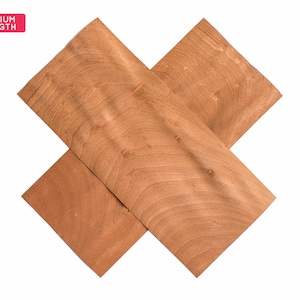 Feuilles de placage en bois de sapelli figuré, 56x24cm, 2 feuilles, grade A/B [CS2SAP4X2] / feuille de placage en bois / échantillon de placage en bois / placage de marqueterie