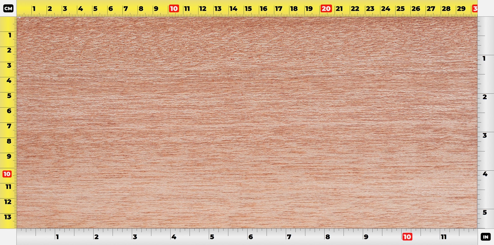 Meranti Sample Light Red Meranti Wood Veneer Sheets, 30x12cm, 2 Sheets, Grade AA ...