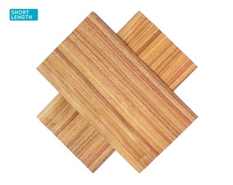 Canarywood wood veneer sheets, 30x16cm, 2 sheets, grade A [CS1CAN3X2] / wood veneer leaf / wood veneer sample / marquetry veneer