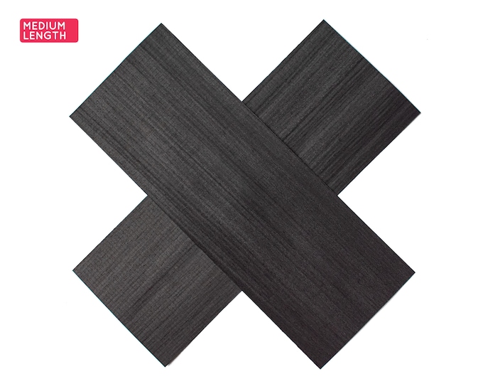 Black Koto dyed Wood Veneer Sheets 56x21cm 2 Sheets Grade Etsy