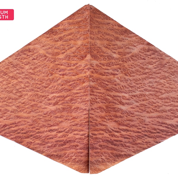 Vavona (redwood, sequoia) burl wood veneer sheet, 37x21cm (envelope), grade A [BS1VAV2X1]