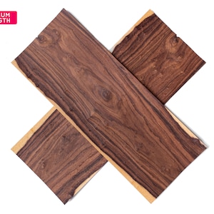 Granadillo wood veneer sheets, 56x21cm, 1 sheet, grade AA [CS3MSA2X1] / wood veneer leaf / wood veneer sample / marquetry veneer