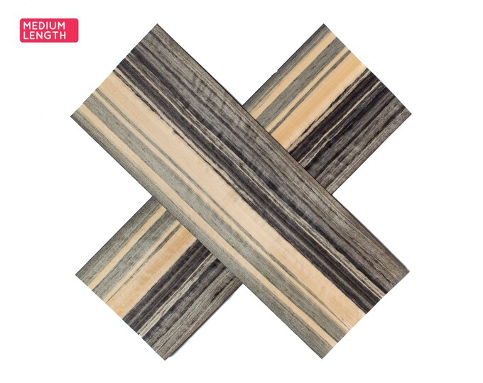 Harborica black Wood Veneer Sheets, 56x19cm, 2 Sheets, Grade A