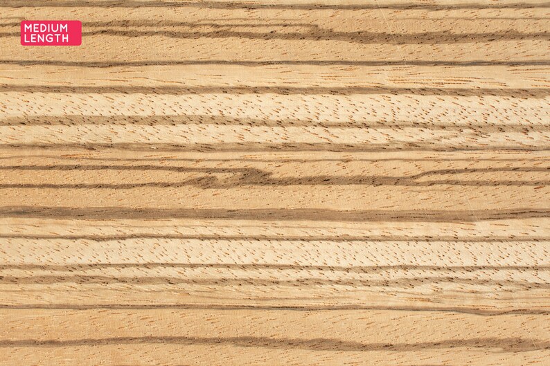 Zebrano zebrawood Wood Veneer Sheets 56x14cm 2 Sheets Etsy