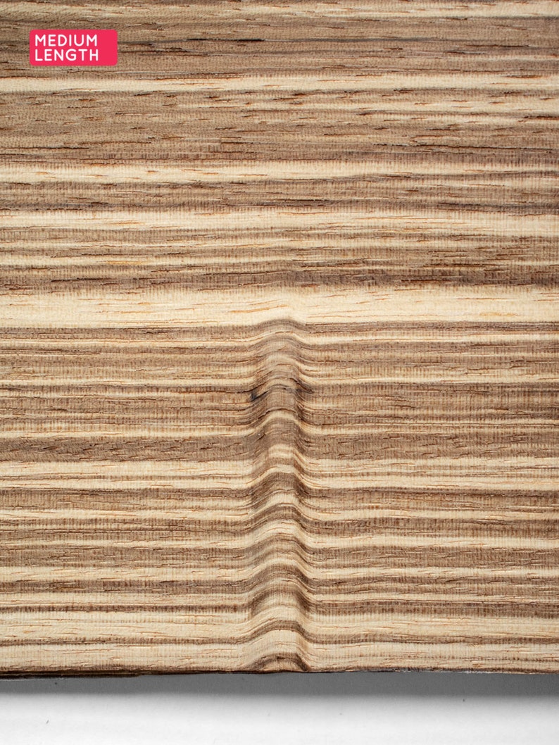 2 sheets 56x22cm grade B CS2ZEB5X2 Zebrano wood veneer sheets wood