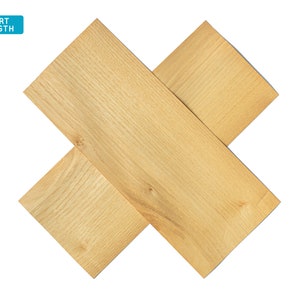 Black locust wood veneer sheets, 30x12cm, 2 sheets, grade A [CS1BLL3X2] / wood veneer leaf / wood veneer sample / marquetry veneer