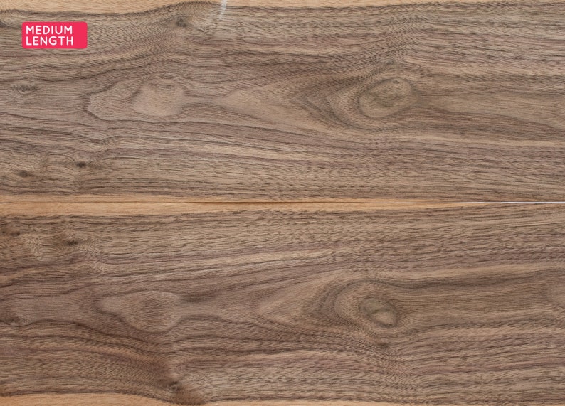 Feuilles de placage en bois de noyer noir 48x16cm 2 Etsy