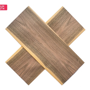 Louro preto wood veneer sheets, 56x23cm, 2 sheets, grade A [CS1LPT2X2] / wood veneer leaf / wood veneer sample / marquetry veneer
