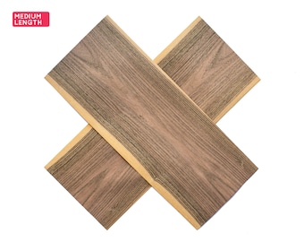 Hojas de chapa de madera de louro preto, 56x23cm, 2 hojas, grado A [CS1LPT2X2] / hoja de chapa de madera / muestra de chapa de madera / chapa de marquetería