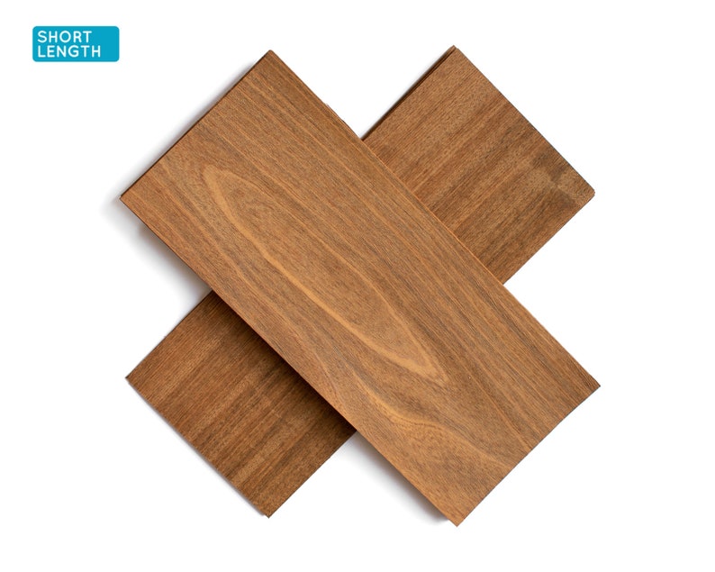 CN1IPE1X2 wood veneer leaf wood veneer sample marquetry veneer grade A 30x12cm 2 sheets Ipe wood veneer sheets