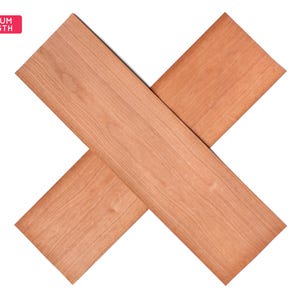 Fogli di impiallacciatura di ciliegio nero, 56 x 15 cm, 2 fogli, grado A [CN1BCH2X2] / foglio di impiallacciatura di legno / campione di impiallacciatura di legno / impiallacciatura intarsiata