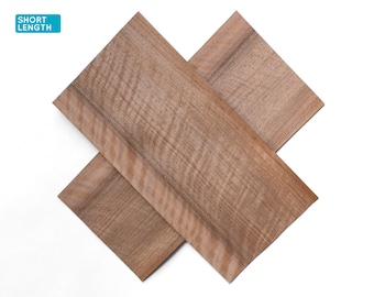 Hojas de chapa de madera de nogal francés, 30x14cm, 2 hojas, grado A [CS6FWN2X2] / hoja de chapa de madera / muestra de chapa de madera / chapa de marquetería