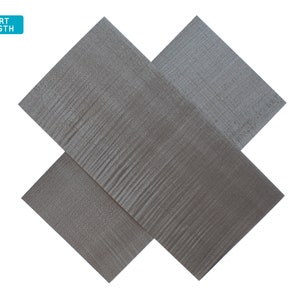 Feuilles de placage en bois d&#39;érable sycomore gris graphite (teint), 30x13cm, 2 feuilles, grade AA [DN3SYG1X2] / feuille de placage en bois / échantillon de placage en bois