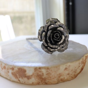 Small Metal Rose