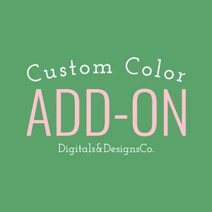 Custom Color Add-On for Seamless Print Designs, Bundle, Custom Drawn, Cartoon Drawings, Digital Pattern, Continuous Design, Instant Download