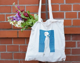 Tote Bag "Tranquille" - Coton bio / Organic Cotton Tote Bag