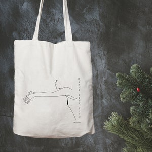 Tote Bag Dance YourLife Coton bio / Organic Cotton Tote Bag inspired by Pina Bausch image 10