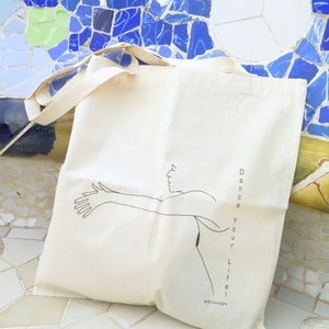 Tote Bag Dance YourLife Coton bio / Organic Cotton Tote Bag inspired by Pina Bausch image 7