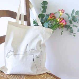 Tote Bag Dance YourLife Coton bio / Organic Cotton Tote Bag inspired by Pina Bausch image 4