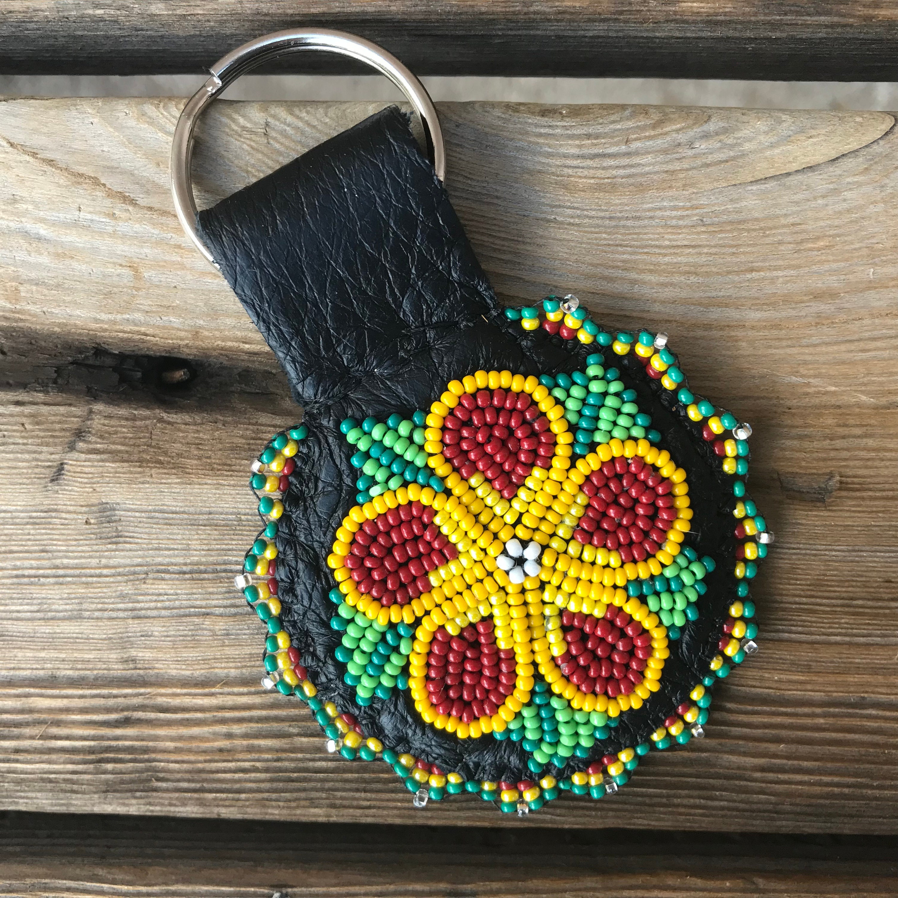 Beaded Keychain - Carabiner Clip – Cherokee Nation Gift Shop