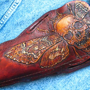 AZULA Leather Pancake Holster For Ruger MAX-9 9mm - Tan OWB Thumb Break