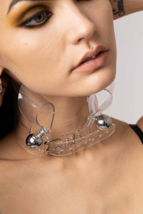 Jewelry Plastic Choker Claire's Mixed Metal And Plastic Choker