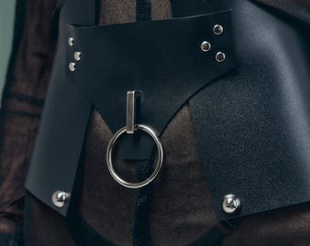 MILLENNIUM Vegan PVC Corset Futuristic Avant Garde Cyber Techwear Statement Bodywear