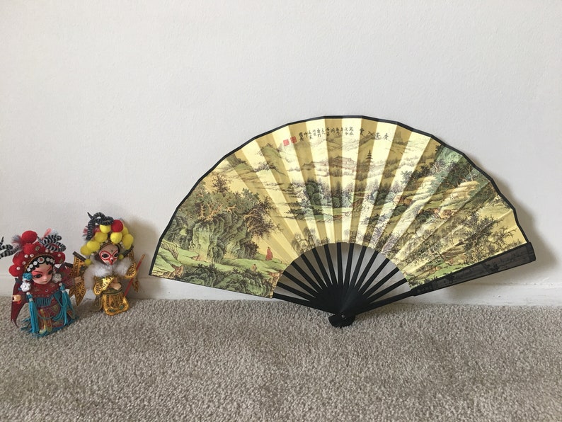 Authentic Men Bamboo Chinese Fan Best Gift
