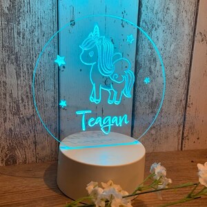 Unicorn lights Lovely Unicorn Table Lamp Resin Crafted Luminous Unicorn  Adornment Night Lamp