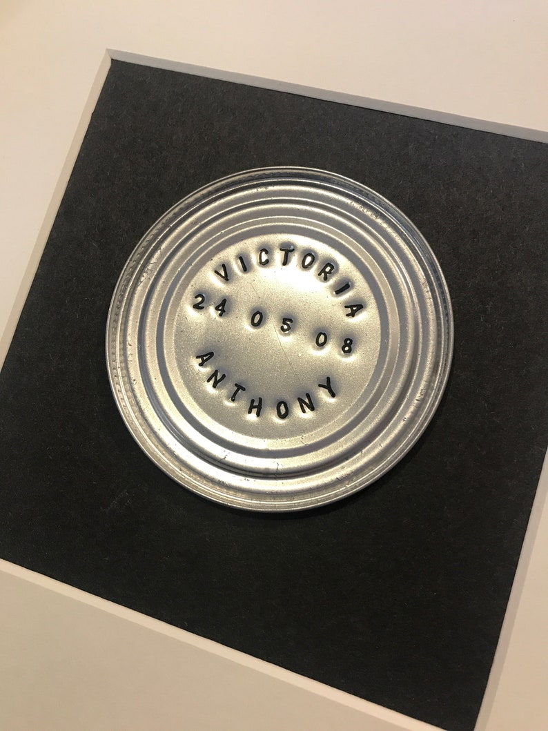 Tin 10 Year Anniversary Frame Framed Gift 10th Anniversary Etsy UK