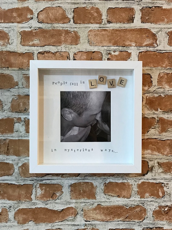 People Fall In Love In Mysterious Ways Photo Frame Ed Etsy