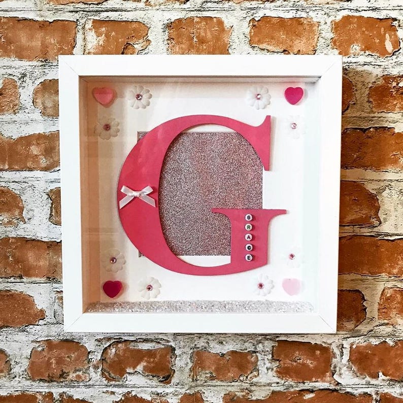 Personalised Letter Art Frames