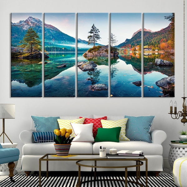 5 Piece Canvas Wall Art Etsy