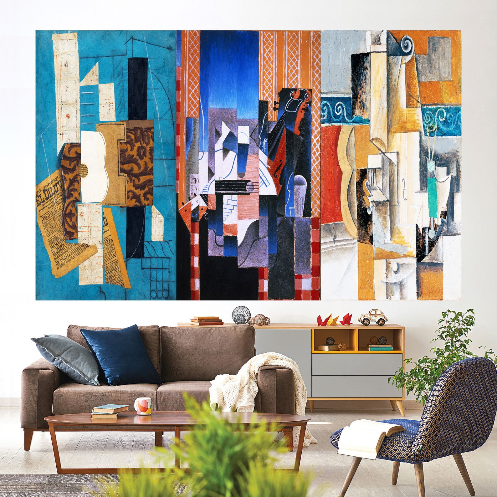 Colorful Abstract Wall Art Decor Abstract Canvas Art | Etsy