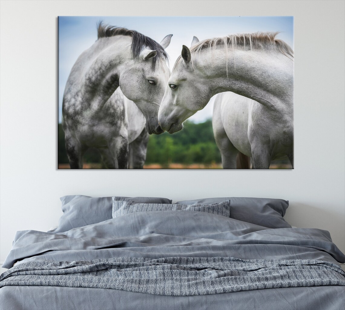 Horse Art Print Large Horse Wall Art Horse Canvas Art Horse Etsy