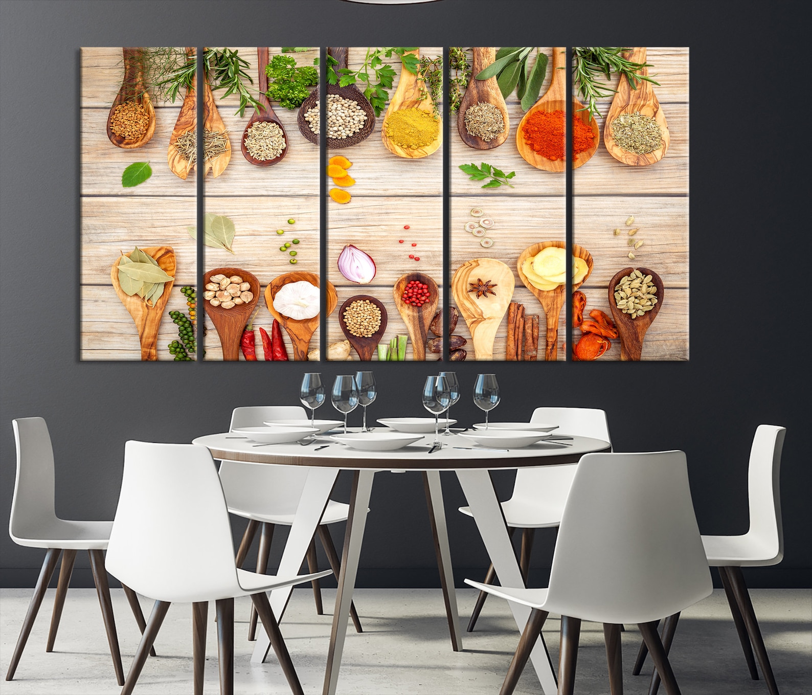 Modern Kitchen Wall Art Large Canvas Print Extra Large - Etsy