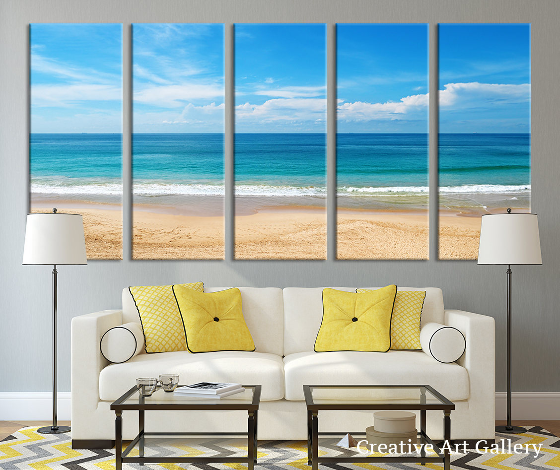 Extra Large 5 Panels Wall Art Landscape Canvas Print Nice Etsy UK