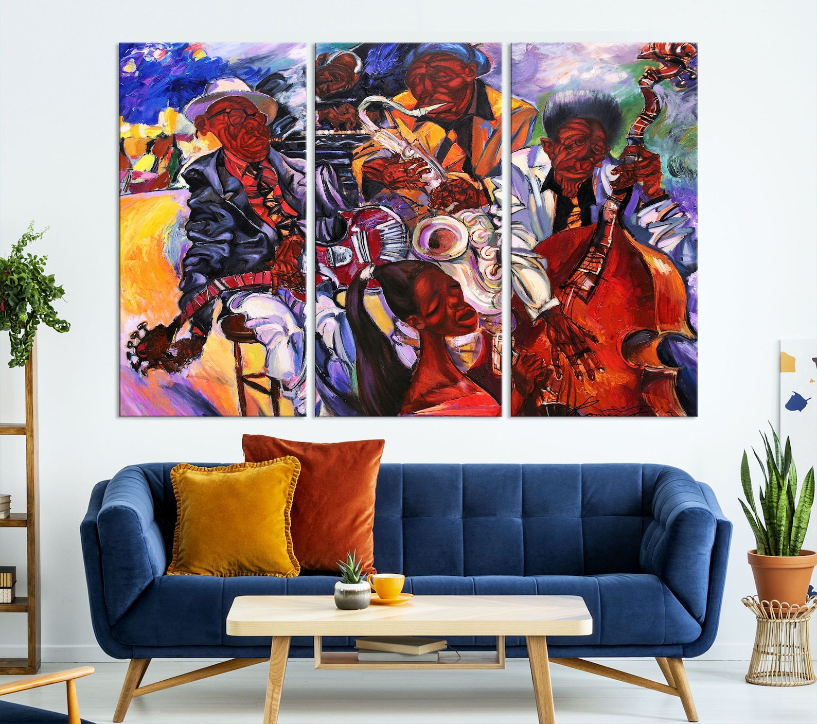 Large African American Wall Art Abstract African Painting Etsy.de