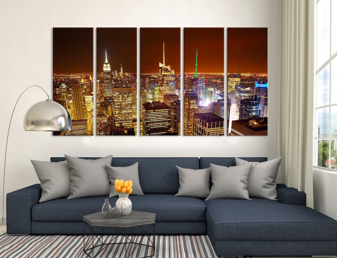 Extra Large Wall Art NEW YORK City Canvas Prints New York Etsy