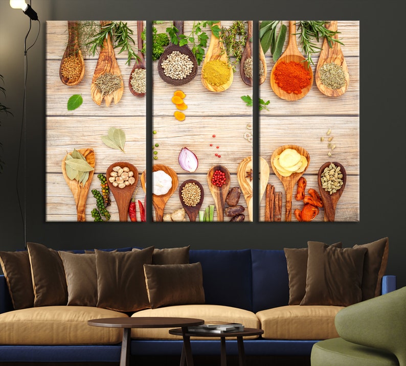 Modern Kitchen Wall Art Large Canvas Print Extra Large Etsy