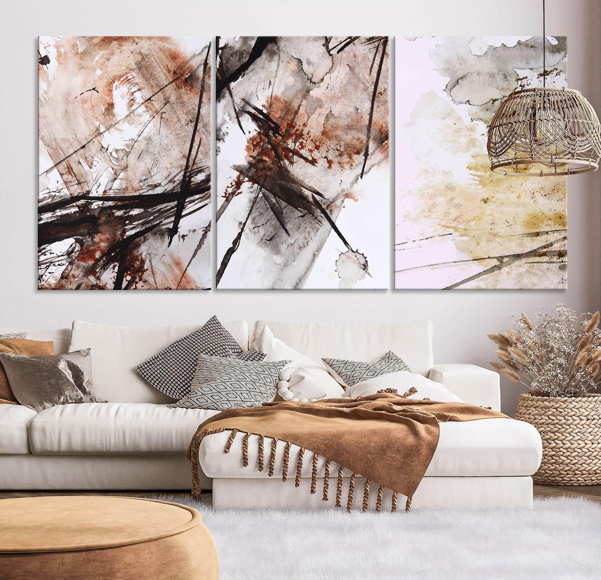 Modern Abstract Wall Art Decor Abstract Canvas Painting Kitchen