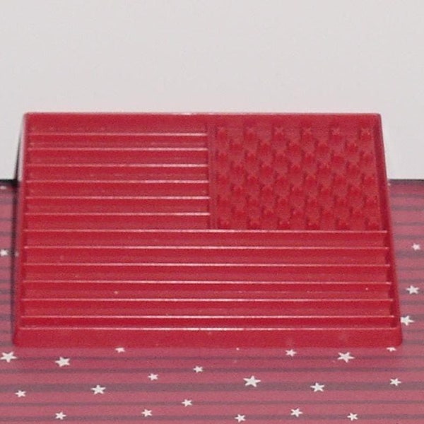 Vintage AMERICAN FLAG USA Cookie Cutter,Tupperware,Holiday Baking,Party Treats,Crafts,Retro Kitchen,Patriotic,Americana,Military,4th Of July