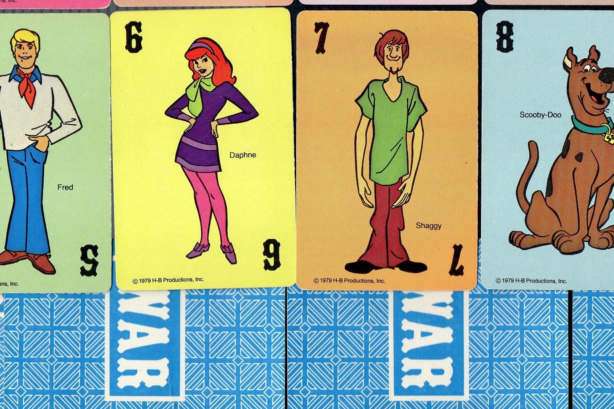 Vintage SCOOBY DOO War Card GAME Cartoon Show Etsy