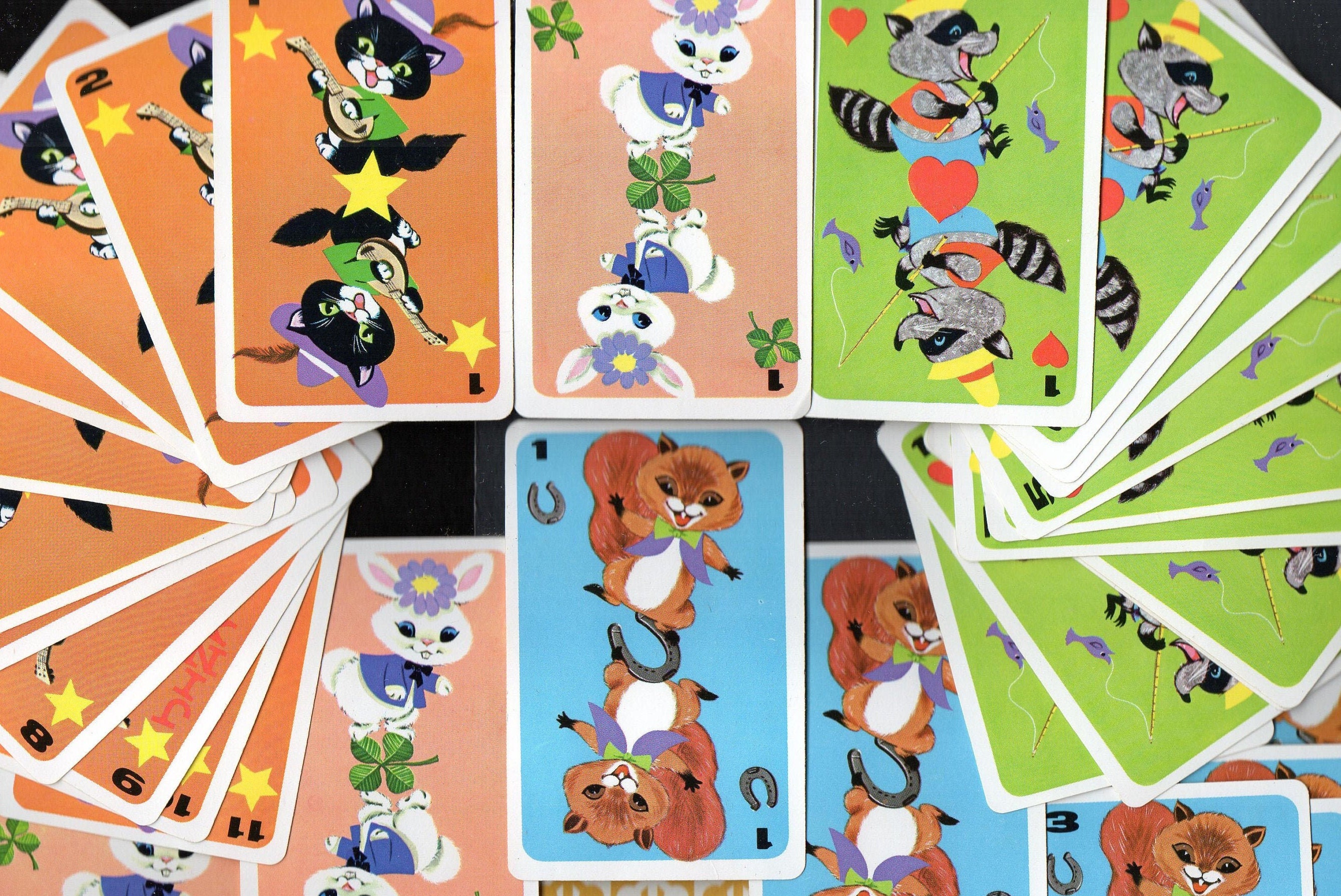 Vintage HEARTS CARD GAME Complete Cute Anthropomorphic Animals - Etsy UK Vintage HEARTS CARD GAME Complete Cute Anthropomorphic Animals - Etsy UK