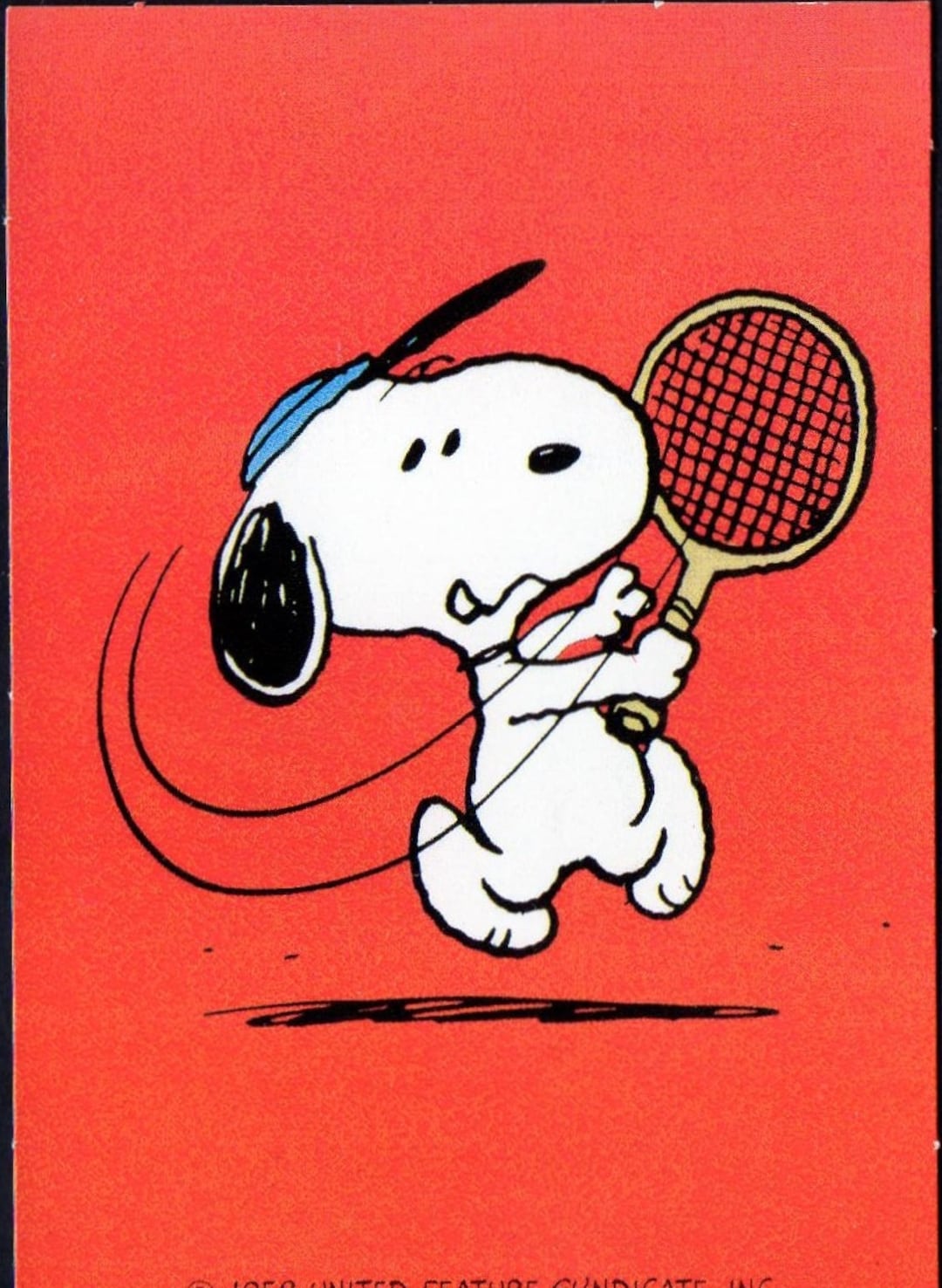 SNOOPY PEANUTS Y24 70s Play Skool Tennis/Vintage Tennis Set