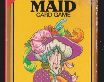 Vintage OLD MAID Card GAME Like New Profession Teacher,Singer,Lawyer,ZooKeeper,Librarian,Farmer,Cook,FireMan,Ballerina,Banker,Barber,Cop,Dr.