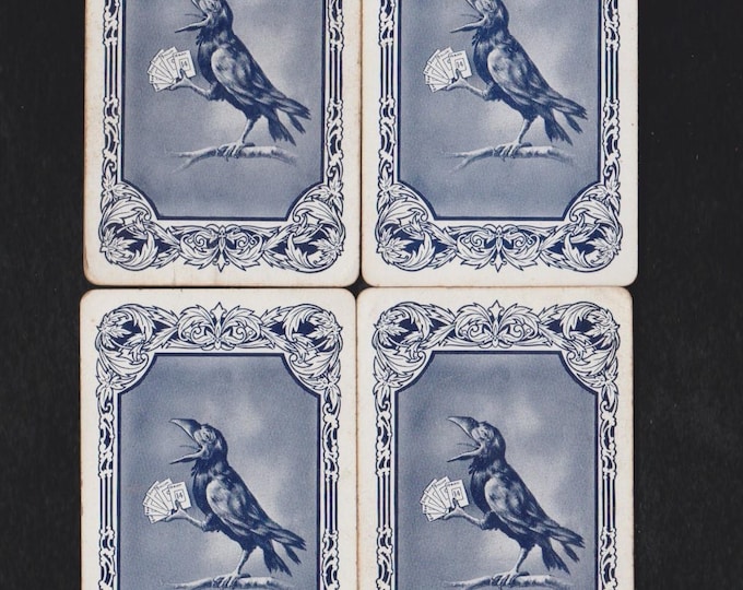 Vintage ROOK Game Card Lot/4 Authentic Grunge Antique Old Paper ...