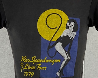 Vtg 80s REO Speedwagon Hi Infidelity Single Stitch Rock Band
